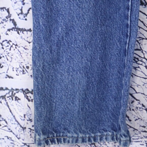 MED WASH JEANS 10P Riders by Lee Relaxed Classic Basic Casual Neutral Denim Y2K - Picture 6 of 10